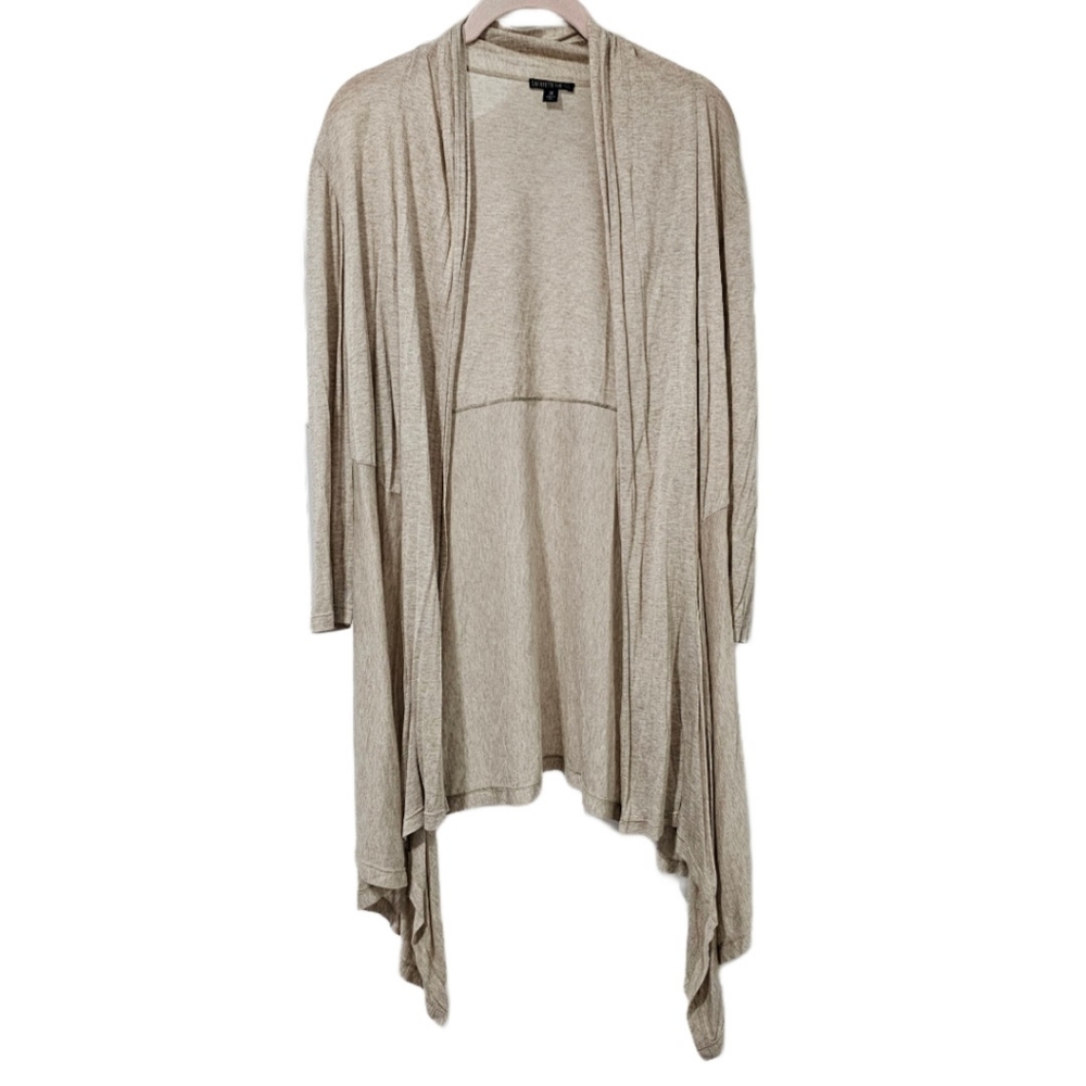 Lafayette 148 Waterfall Open Front Cardigan